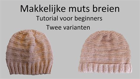 Muts breien voor beginners .